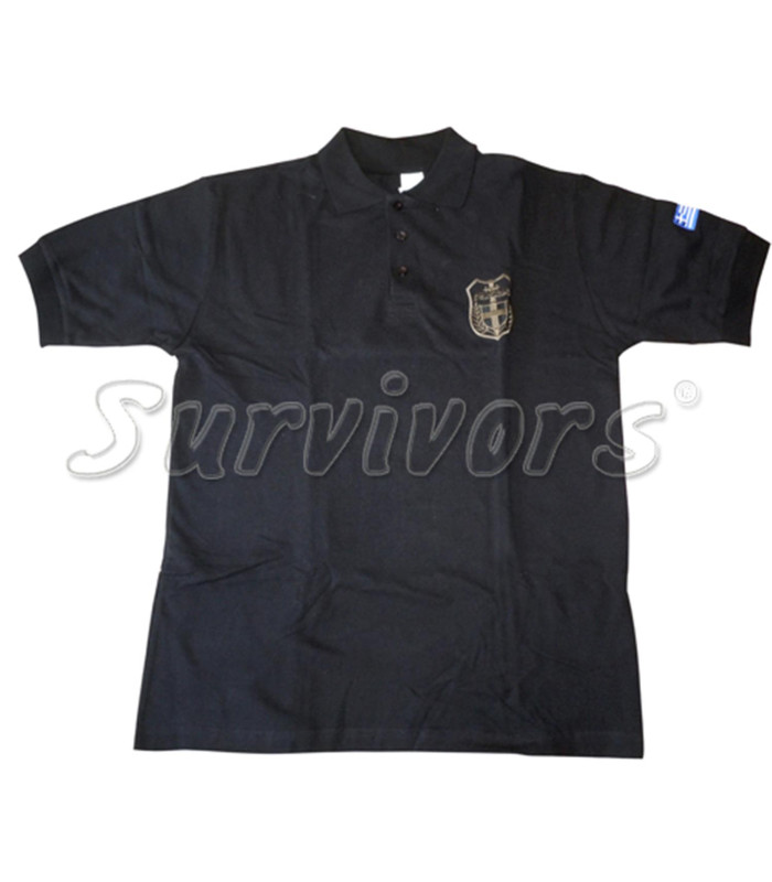 Μπλουζάκι Survivors Polo Κοντομάνικο T-Shirt με κέντημα ΟΠΚΕ | Sabotage Oddal