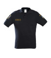 SURVIVORS POLO T-SHIRT SHORT SLEEVE EMBROIDERY YMET BLUE
