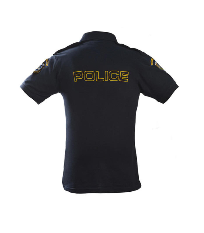 Μπλουζάκι Survivors Polo Κοντομάνικο T-Shirt με κέντημα ΥΜΕΤ Μπλε | Sabotage Oddal