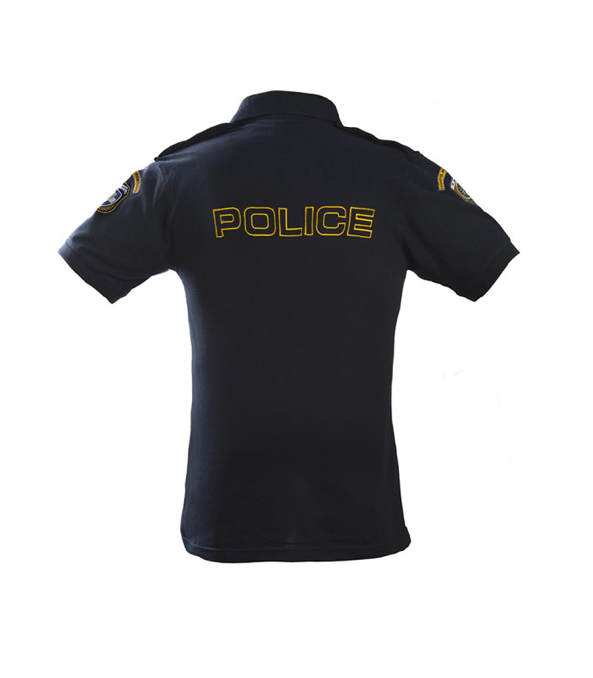 Survivors Polo T-Shirt Short Sleeve Embroidery Blue | Sabotage Oddal