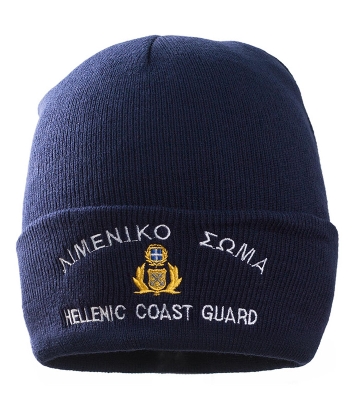 Σκούφος διπλός Μπλε με κέντημα Λιμενικού