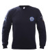 Μπλούζα Φούτερ Survivors Police Sweatshirt 100% Βαμβακερό Με Κέντημα Αστυνομίας Μπλέ | Sabotage Oddal