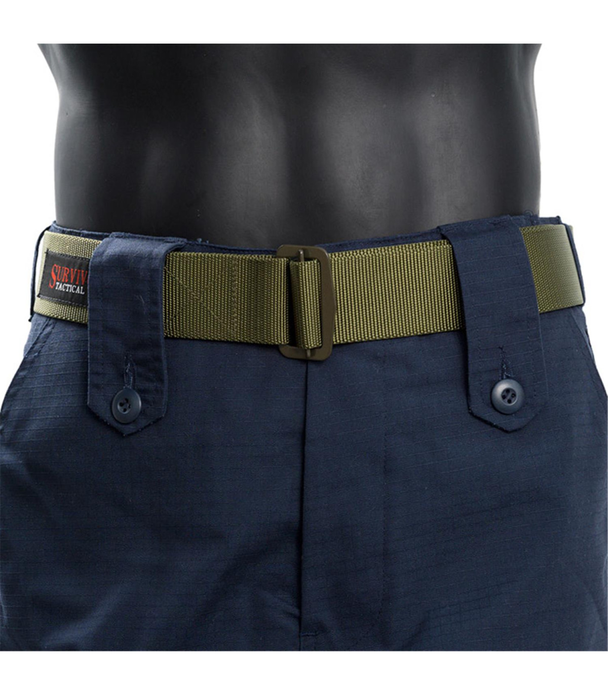 Ζώνη universal για τα επιχειρησιακά παντελόνια από ιμάντα αλεξιπτωτου (λαδί)