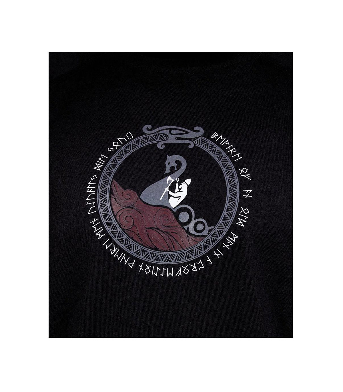 Μπλουζάκι Raid Ragnar Raids Midgard Raid T-Shirt Κοντομάνικο Μαύρο | Sabotage Oddal