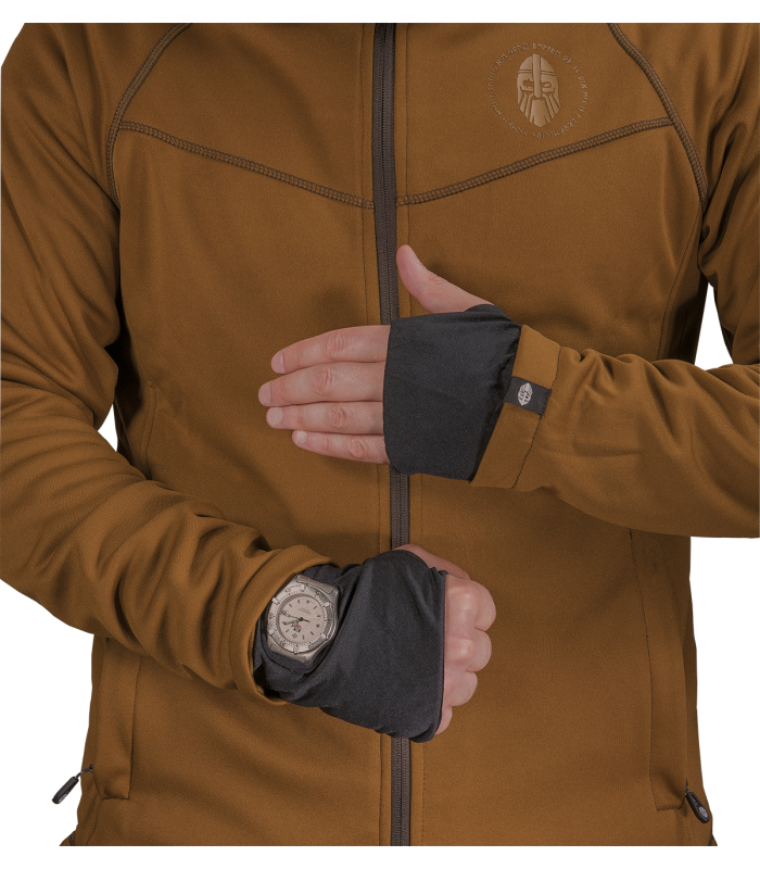 Ragnar Raids Einar Hoodie Fleece Tactical Jacket Coyote | Sabotage Oddal