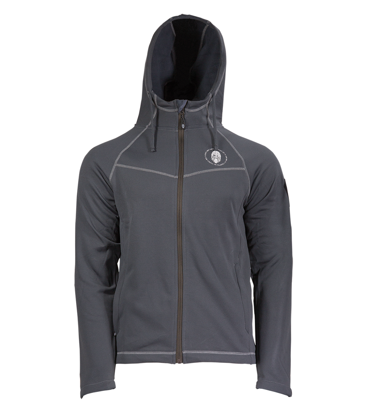 Ragnar Raids Einar Hoodie Fleece Tactical Jacket Grey | Sabotage Oddal