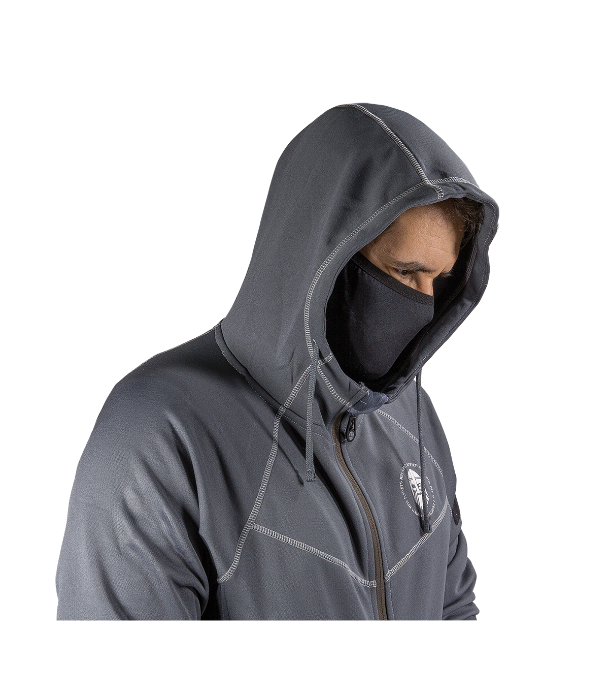 Ragnar Raids Einar Hoodie Fleece Tactical Jacket Grey | Sabotage Oddal