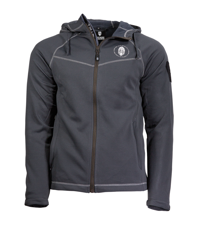 Ragnar Raids Einar Hoodie Fleece Tactical Jacket Grey | Sabotage Oddal