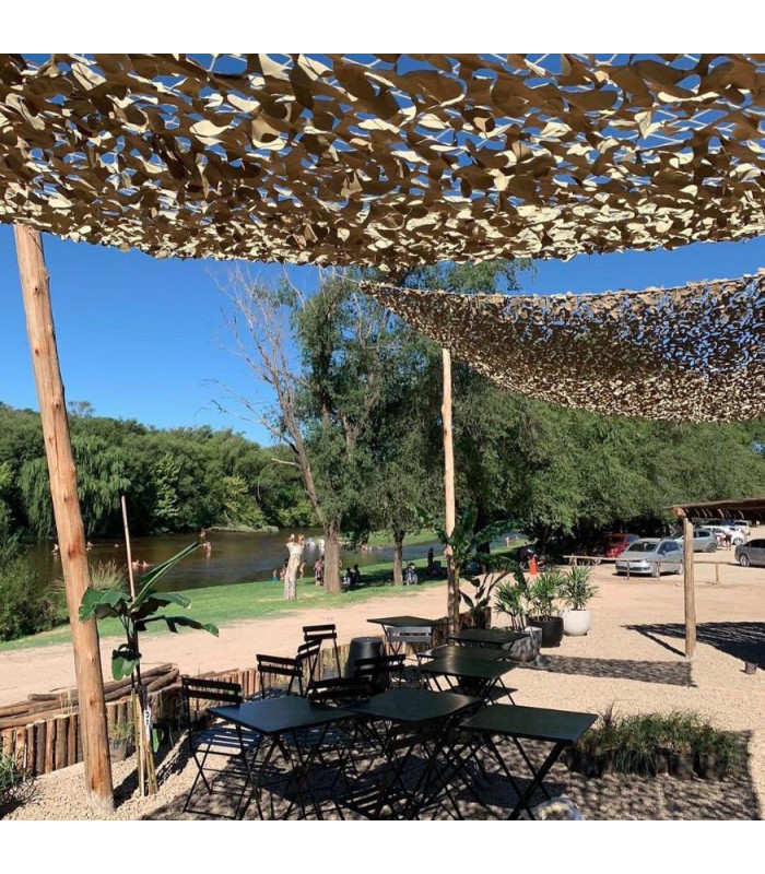 Δίχτυ Ενισχυμένης Σκίασης χρώμα μπεζ - καφέ με πλάτος 4,00μ (τόπι 50μ)