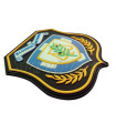 Σήματα 3D αστυνομίας μπράτσου με Velcro