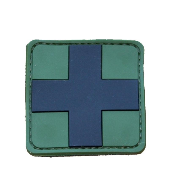 Σήμα Φαρμακείου με velcro 3D Λαδί - Μαύρο