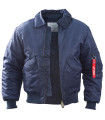 SURVIVORS FLY JACKET SECURITY BLUE (XS-3XL)