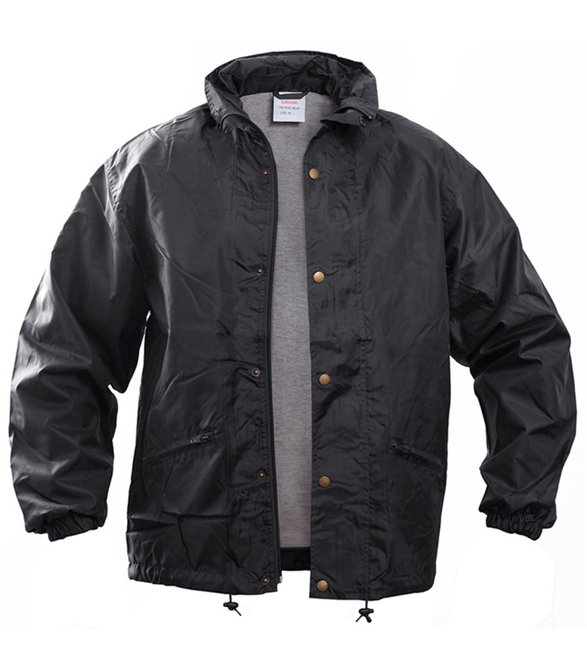 Survivors Security Jacket Windproof Black | Sabotage Oddal