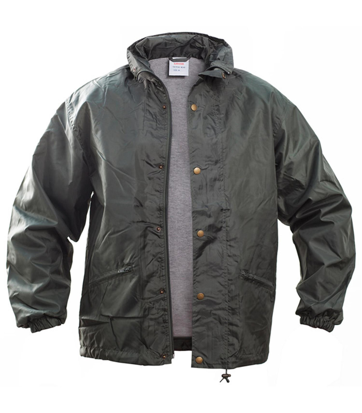 Survivors Security Jacket  Windproof Olive Green | Sabotage Oddal