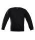 Survivors Tactical Sweatshirt Elastic Hem Cotton Black | Sabotage Oddal
