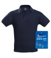 SURVIVORS T-SHIRT POLO ANTISWEAT BLUE (3XL-4XL)