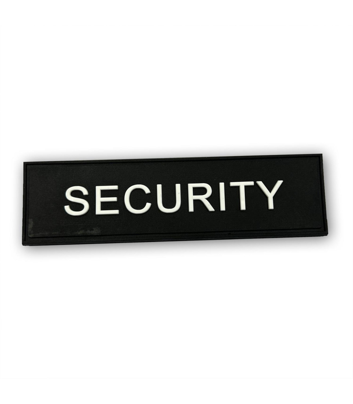 Σήμα Security με velcro 3D Στήθος 11 x 3 cm (μαύρο-άσπρο)