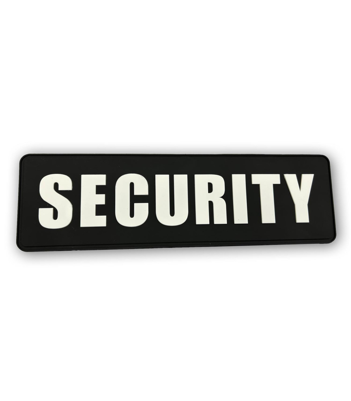 Σήμα Security Πλάτης PVC 27 x 8 cm (Μαύρο - Άσπρο)