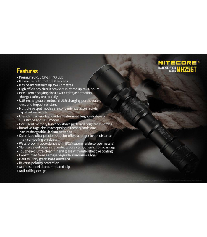 NITECORE MH25GT