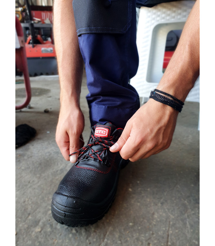 Παπούτσι δερμάτινο χωρίς προστασία Ν-41 O2 SRC μαύρο BWL102