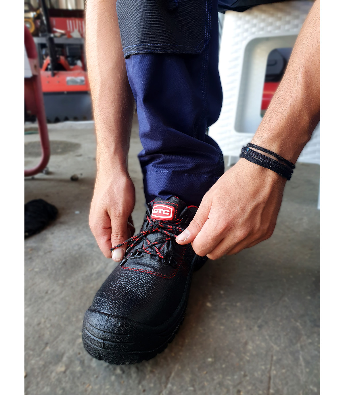 Παπούτσι δερμάτινο χωρίς προστασία Ν-41 O2 SRC μαύρο BWL102