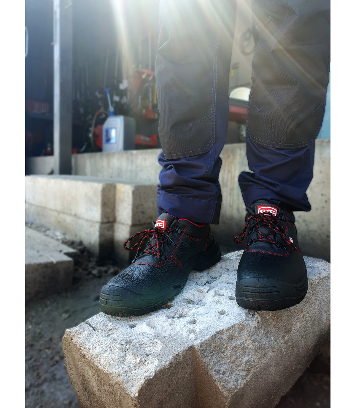 Παπούτσι δερμάτινο χωρίς προστασία Ν-41 O2 SRC μαύρο BWL102