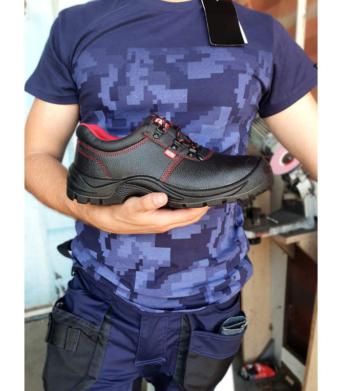 Παπούτσι δερμάτινο χωρίς προστασία Ν-39 O2 SRC μαύρο BWL102