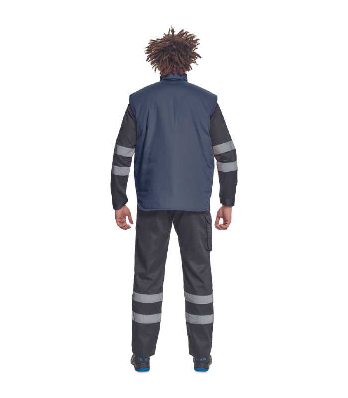 ΓΙΛΕΚΟ ΕΡΓΑΣΙΑΣ TRITON ΜΠΛΕ 4+2 ΤΣΕΠΕΣ 100%poly, 135g/m² Νο.M