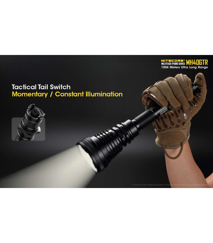 NITECORE MH40GTR 1200lm Rechargeable Flashlight | Sabotage Oddal
