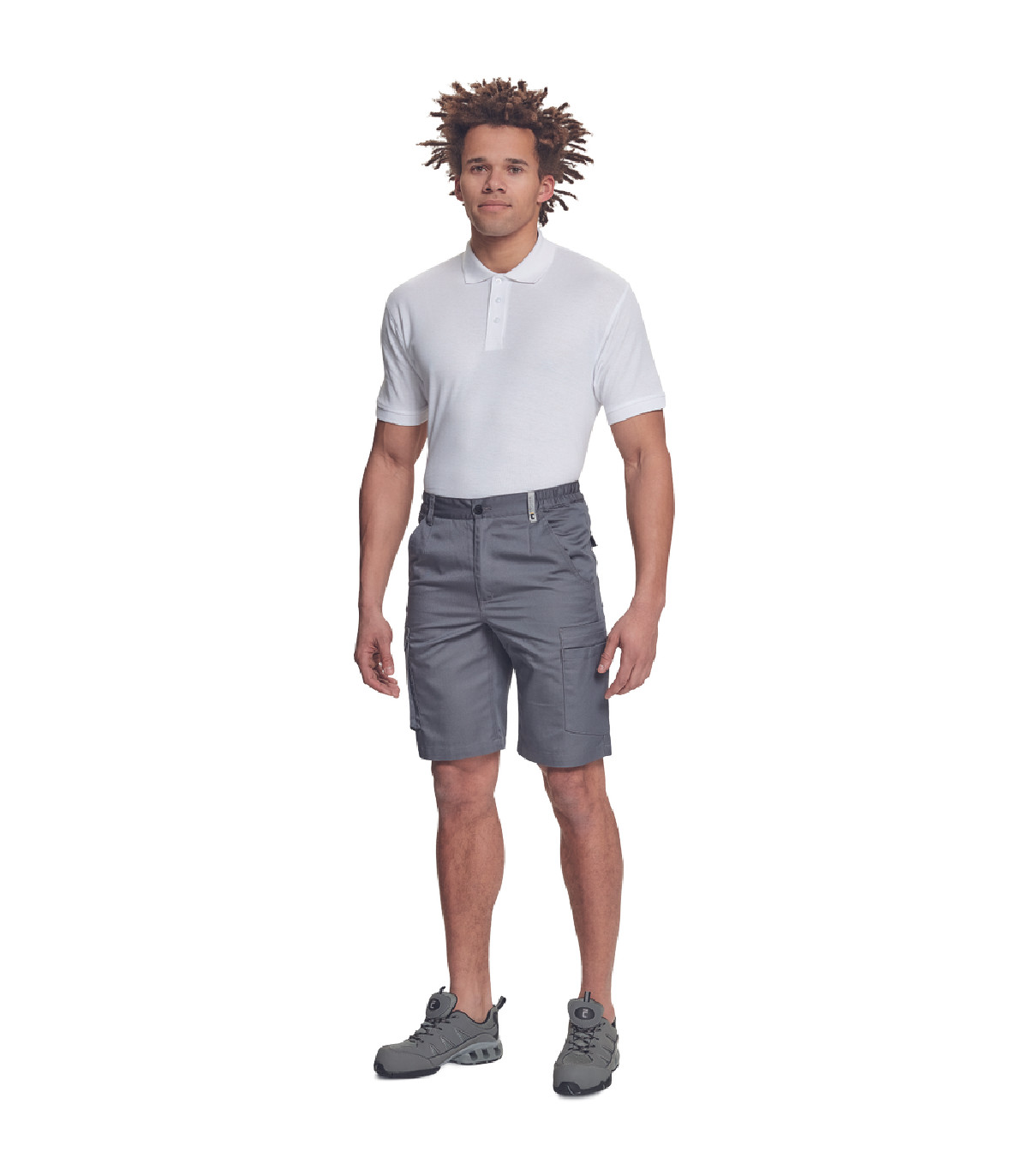 Βερμούδα εργασίας Gijon γκρι 65%poly-35%cott, 195 g/m² No 46/S