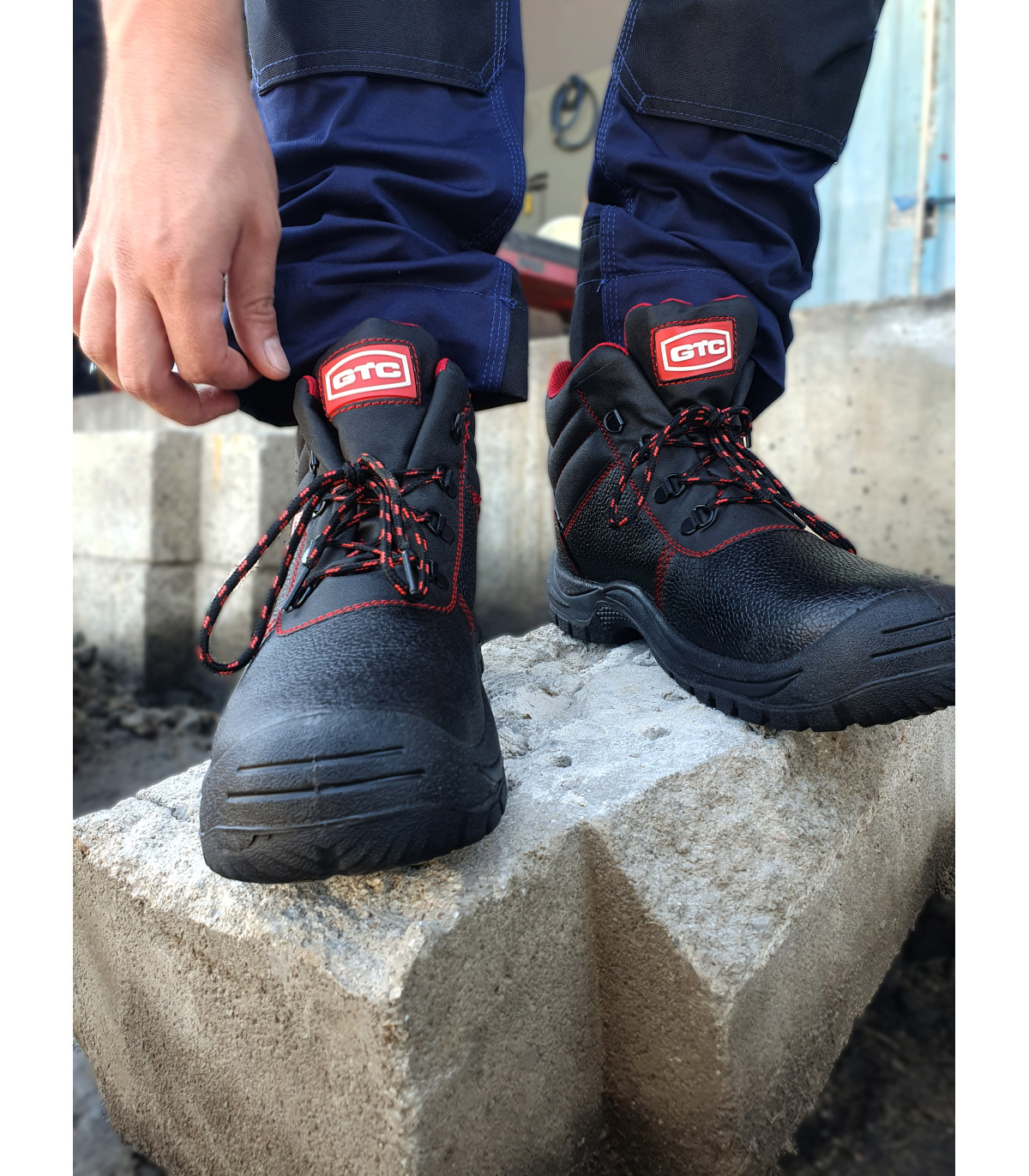 Μποτάκι χωρίς προστασία O2 αδιάβροχο μαύρο Νο.36 BWH101