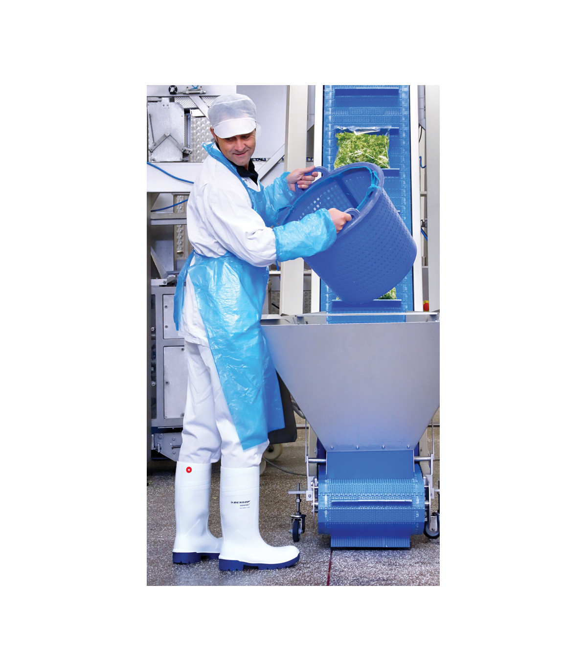 DUNLOP Μπότες γονάτου Pricemastor λευκές 380BV No45