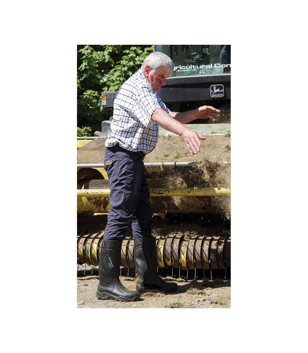 DUNLOP Μπότες γονάτου Devon S5 πράσινες H142611 No40