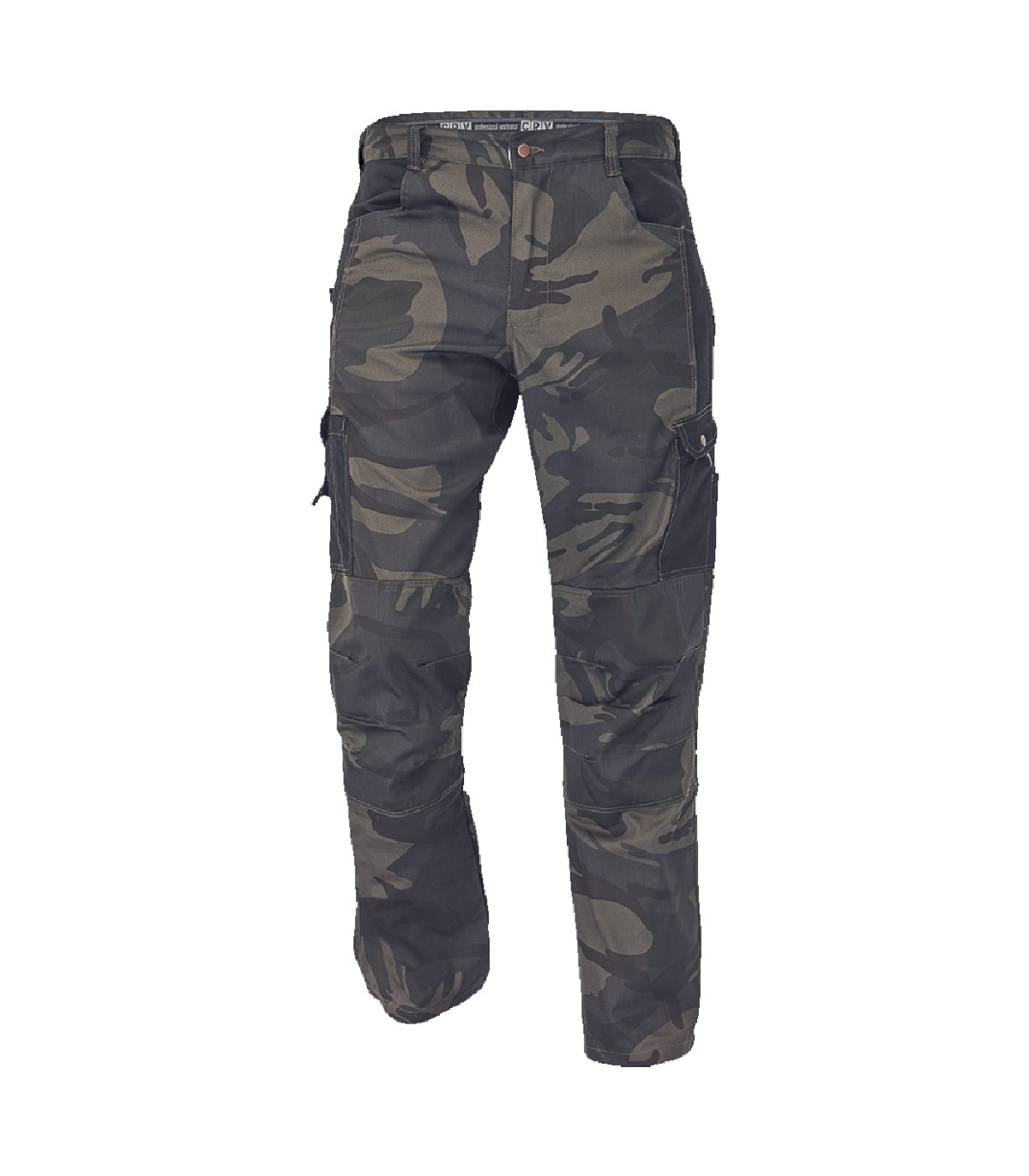 Παντελόνι εργασίας Crambe καμουφλάζ/παραλλαγής 65%poly-35%cott, 195 g/m² Νο.XL
