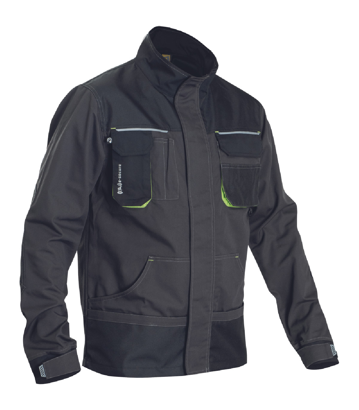 ΜΠΟΥΦΑΝ ΕΡΓΑΣΙΑΣ GREENDALE ΑΝΘΡΑΚΙ/ΛΑΙΜ 65%poly-35%cott, 270 g/m² No 50/M