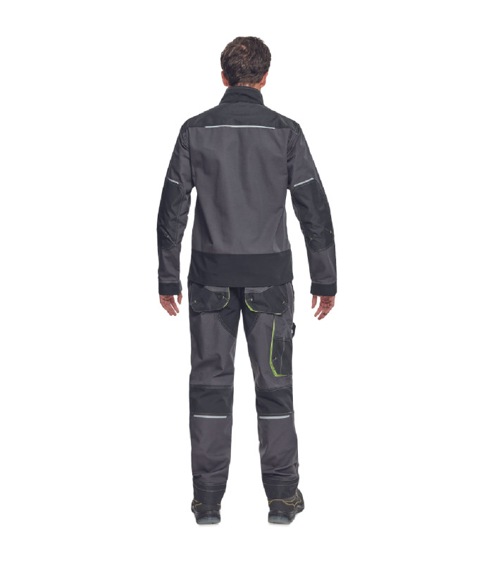 ΜΠΟΥΦΑΝ ΕΡΓΑΣΙΑΣ GREENDALE ΑΝΘΡΑΚΙ/ΛΑΙΜ 65%poly-35%cott, 270 g/m² No 52/L