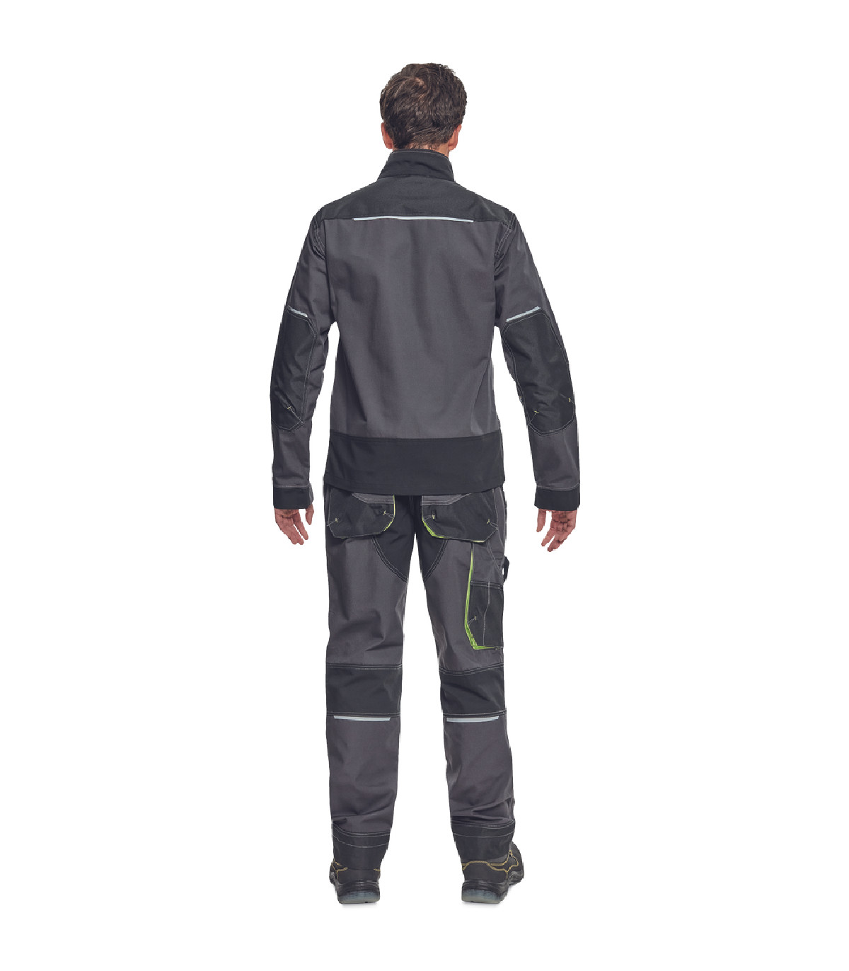 ΜΠΟΥΦΑΝ ΕΡΓΑΣΙΑΣ GREENDALE ΑΝΘΡΑΚΙ/ΛΑΙΜ 65%poly-35%cott, 270 g/m² No 52/L