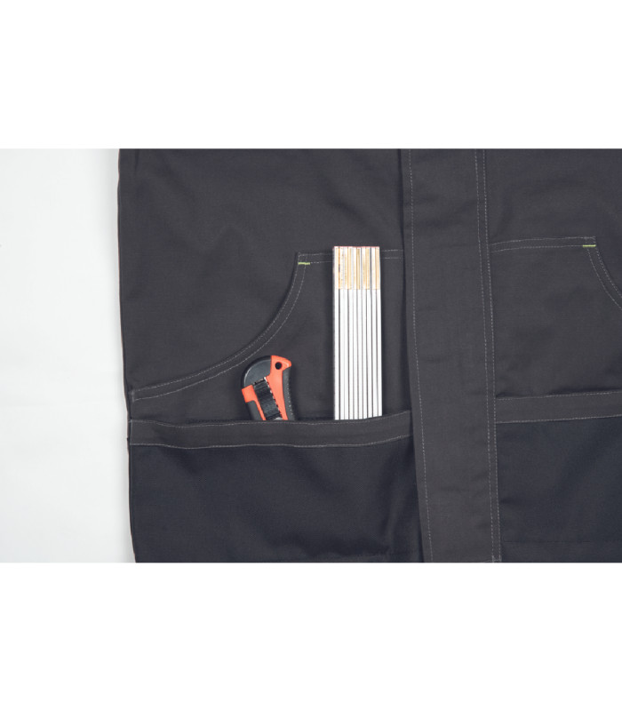 ΜΠΟΥΦΑΝ ΕΡΓΑΣΙΑΣ GREENDALE ΑΝΘΡΑΚΙ/ΛΑΙΜ 65%poly-35%cott, 270 g/m² No 52/L