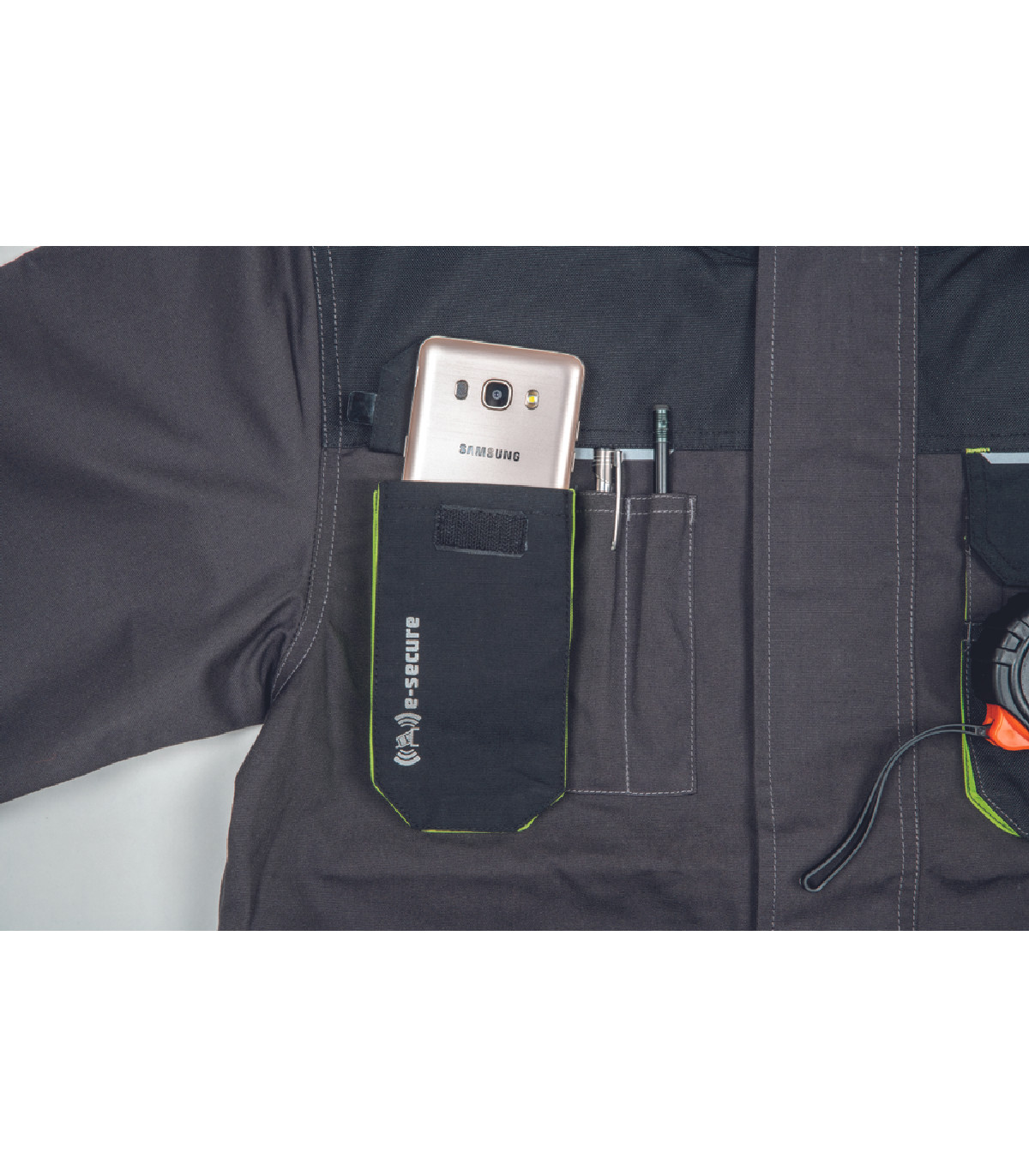 ΜΠΟΥΦΑΝ ΕΡΓΑΣΙΑΣ GREENDALE ΑΝΘΡΑΚΙ/ΛΑΙΜ 65%poly-35%cott, 270 g/m² No 56/XL