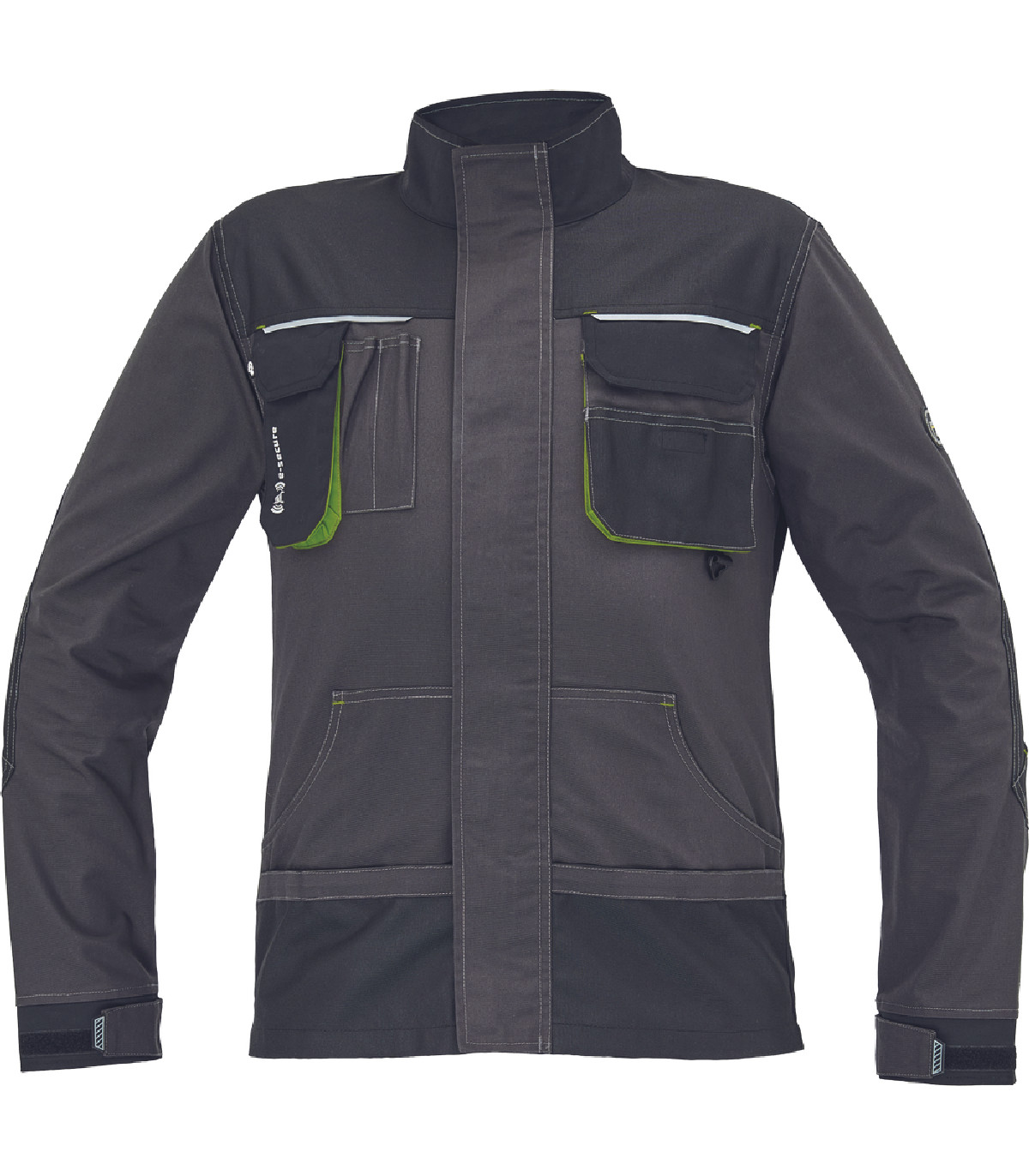 ΜΠΟΥΦΑΝ ΕΡΓΑΣΙΑΣ GREENDALE ΑΝΘΡΑΚΙ/ΛΑΙΜ 65%poly-35%cott, 270 g/m² No 58/XL