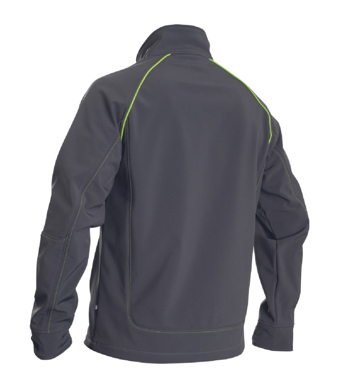 ΜΠΟΥΦΑΝ SOFTSHELL ΕΡΓΑΣΙΑΣ ΑΔΙΑΒΡΟΧΟ GREENDALE ΑΝΘΡΑΚΙ/ΛΑΙΜ 94%poly-6%elast, 320 g/m² 2XL