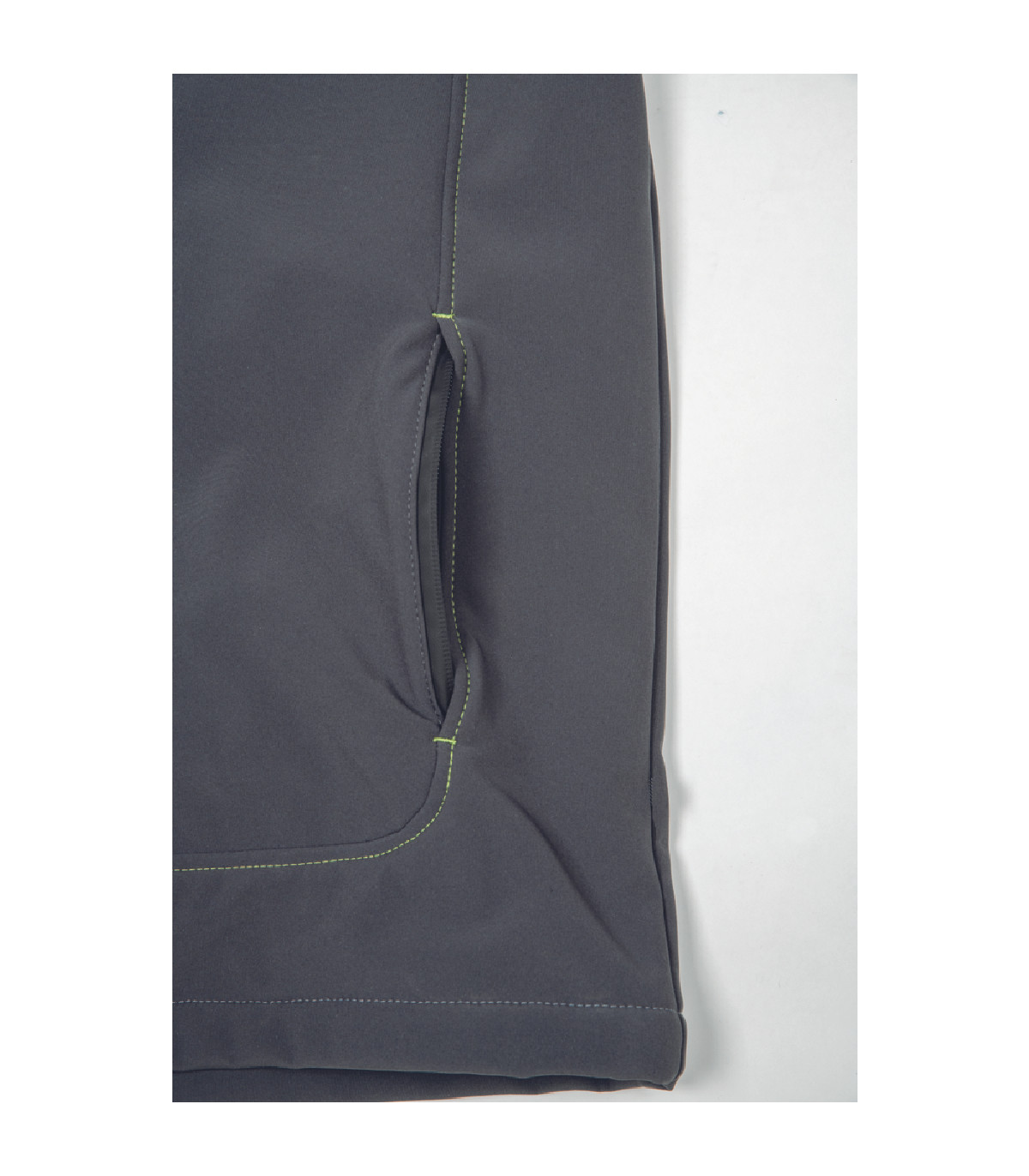 ΜΠΟΥΦΑΝ SOFTSHELL ΕΡΓΑΣΙΑΣ ΑΔΙΑΒΡΟΧΟ GREENDALE ΑΝΘΡΑΚΙ/ΛΑΙΜ 94%poly-6%elast, 320 g/m² 2XL