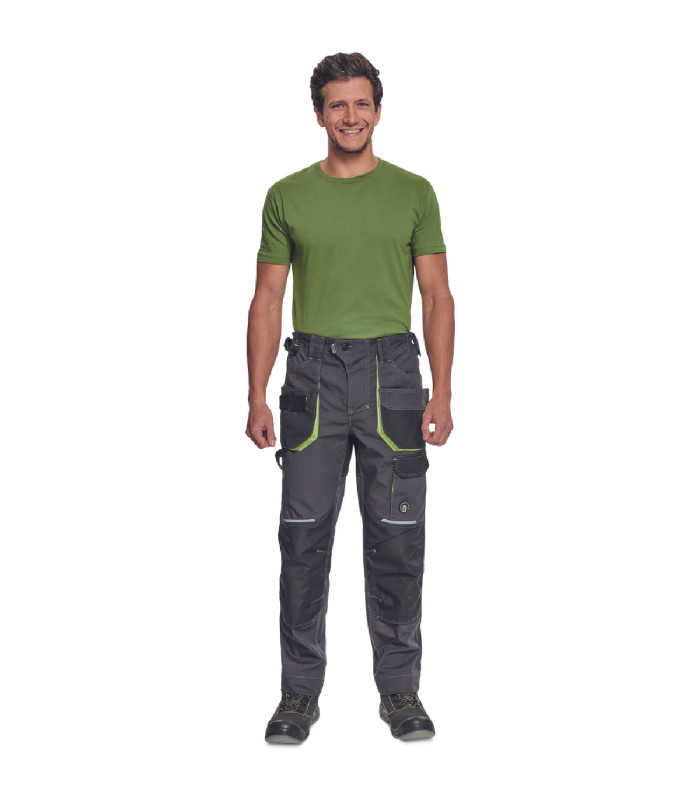 ΠΑΝΤΕΛΟΝΙ ΕΡΓΑΣΙΑΣ GREENDALE ΑΝΘΡΑΚΙ/ΛΑΙΜ 65%poly-35%cott, 270 g/m² No 52/L