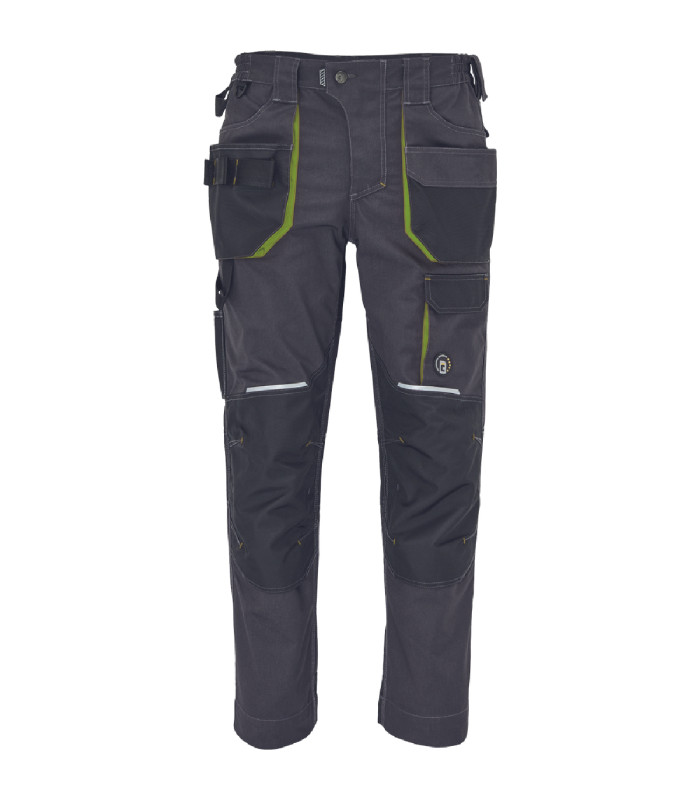 ΠΑΝΤΕΛΟΝΙ ΕΡΓΑΣΙΑΣ GREENDALE ΑΝΘΡΑΚΙ/ΛΑΙΜ 65%poly-35%cott, 270 g/m² No 56/XL