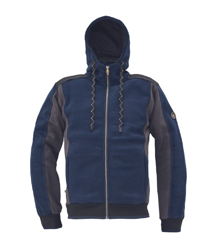 ΖΑΚΕΤΑ ΦΟΥΤΕΡ ΜΕ ΚΟΥΚΟΥΛΑ-HOODIE DAYBORO ΜΠΛΕ 55%poly-45%cott, 340 g/m² XL