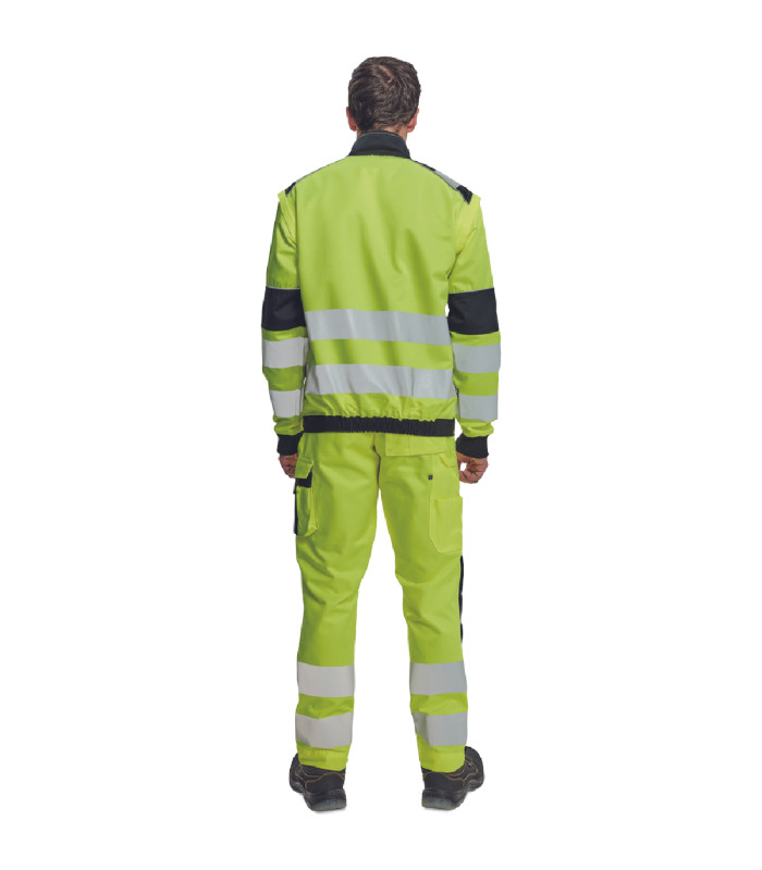 ΜΠΟΥΦΑΝ ΕΡΓΑΣΙΑΣ MAX VIVO 2σε1 ΚΙΤΡΙΝΟ ΥΨΗΛΗΣ ΕΥΚΡΙΝΕΙΑΣ 65%poly-35%cott, 250 g/m² No 52/L