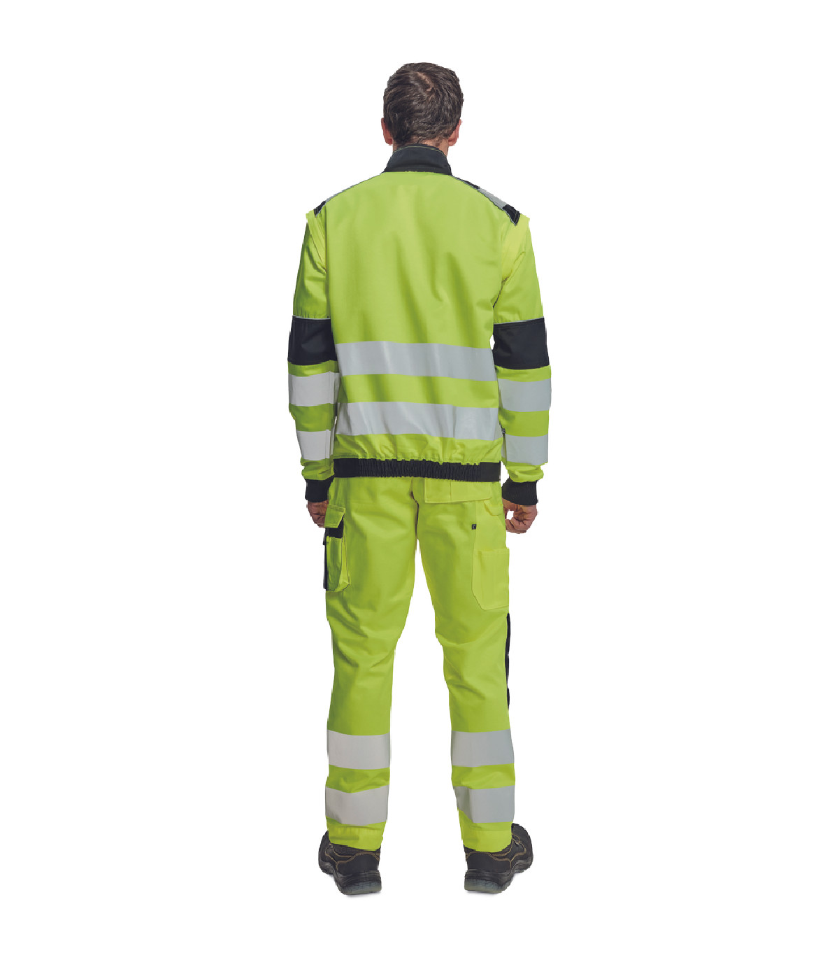 ΜΠΟΥΦΑΝ ΕΡΓΑΣΙΑΣ MAX VIVO 2σε1 ΚΙΤΡΙΝΟ ΥΨΗΛΗΣ ΕΥΚΡΙΝΕΙΑΣ 65%poly-35%cott, 250 g/m² No 56/XL