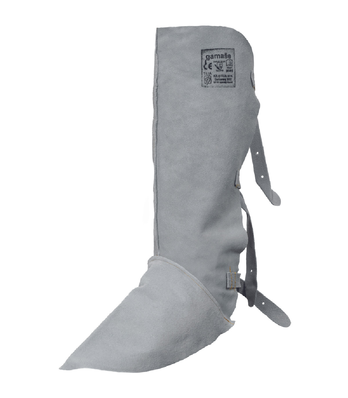 Γκέτες συγκόλλησης με ιμάντες στερέωσης γκρι (σετ 2τεμ.)