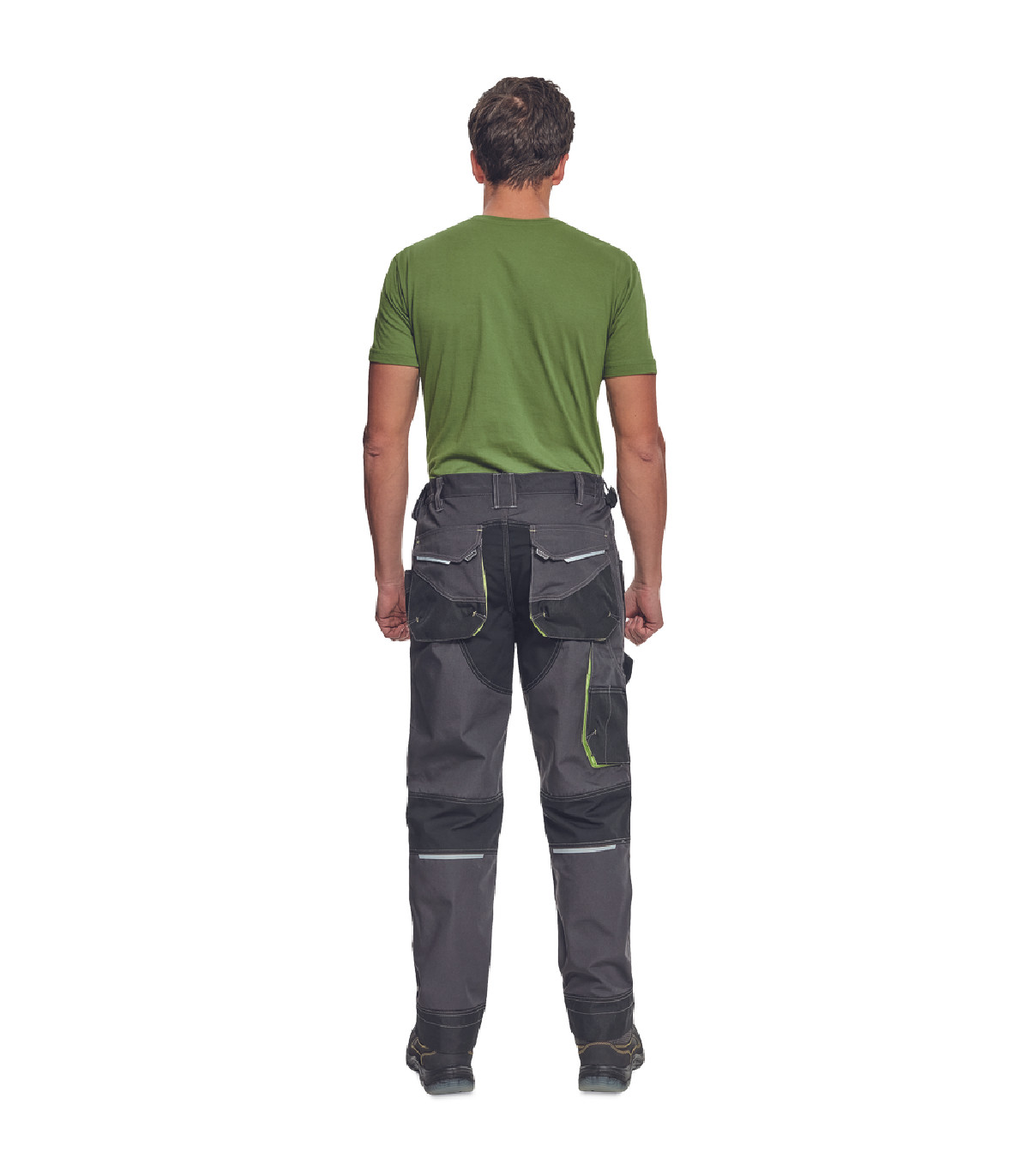 ΠΑΝΤΕΛΟΝΙ ΕΡΓΑΣΙΑΣ GREENDALE ΑΝΘΡΑΚΙ/ΛΑΙΜ 65%poly-35%cott, 270 g/m² No 64/3XL