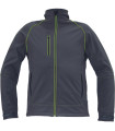 ΜΠΟΥΦΑΝ SOFTSHELL ΕΡΓΑΣΙΑΣ ΑΔΙΑΒΡΟΧΟ GREENDALE ΑΝΘΡΑΚΙ/ΛΑΙΜ 94%poly-6%elast, 320 g/m² 3XL